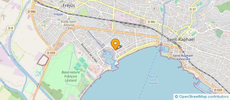localisation de l'entreprise CADOR LE PALADIEN à FREJUS
