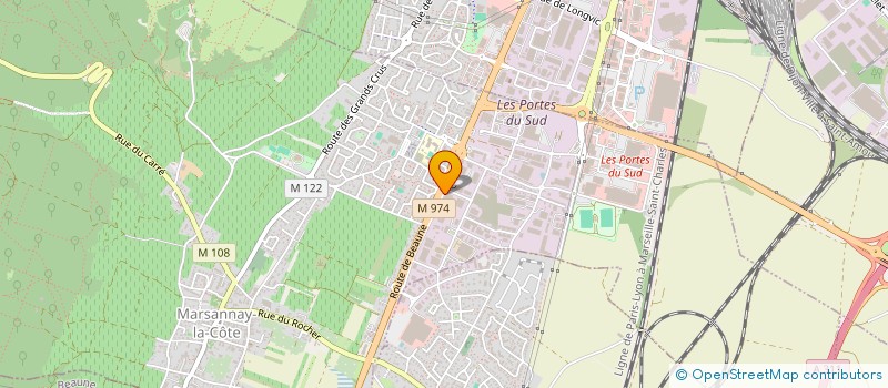 localisation de l'entreprise CADORAMA à MARSANNAY-LA-COTE