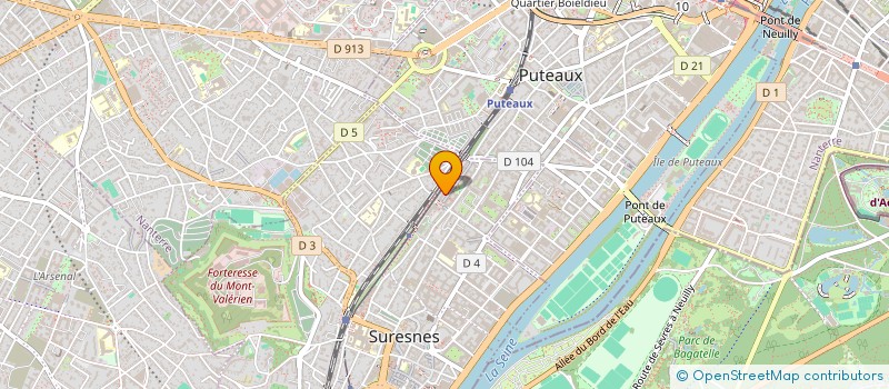 localisation de l'entreprise CADORET à SURESNES