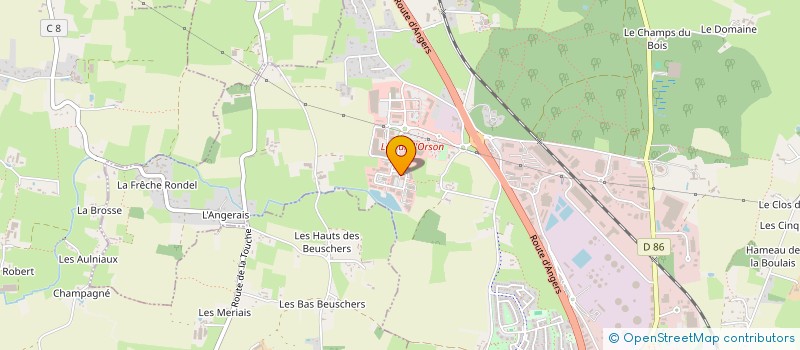 localisation de l'entreprise CADORSON  VERN-SUR-SEICHE