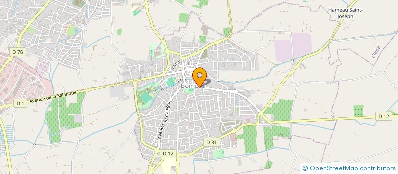 localisation de l'entreprise CADOT  BOMPAS