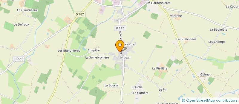 localisation de l'entreprise CADOT CHEVET à NOYANT-VILLAGES