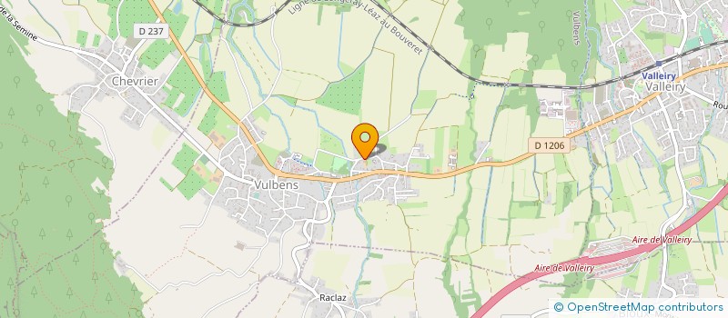 localisation de l'entreprise CADOTY  VULBENS