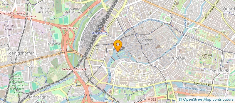 localisation de l'entreprise CADOURCI-M-CHRIS-ROLAND  STRASBOURG