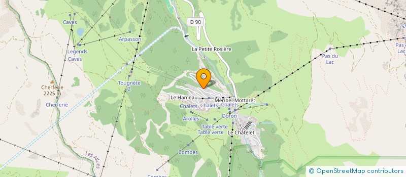 localisation de l'entreprise CADOUX  VILLARD-SALLET