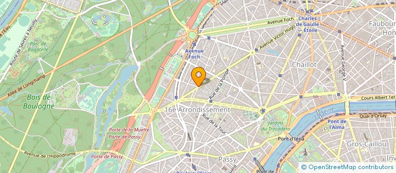 localisation de l'entreprise CADOUX INTERNATIONAL à PARIS