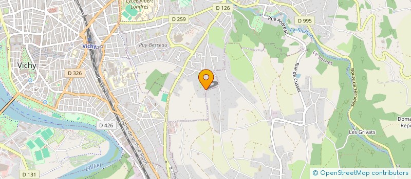 localisation de l'entreprise CADOVA à CUSSET