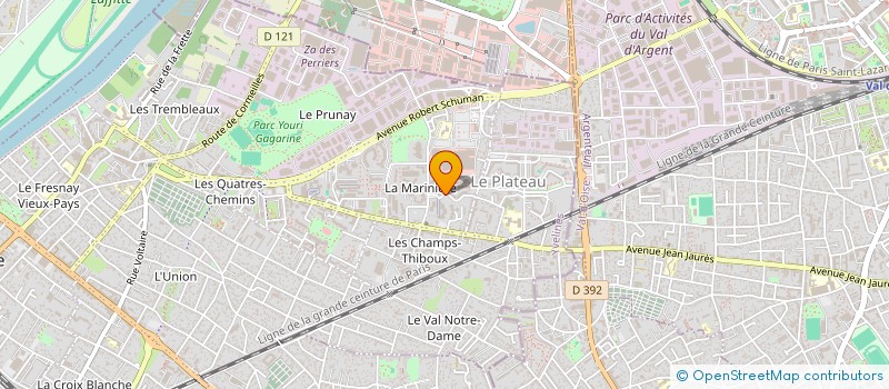 localisation de l'entreprise CADPROJECT ENTERPRISE  SARTROUVILLE
