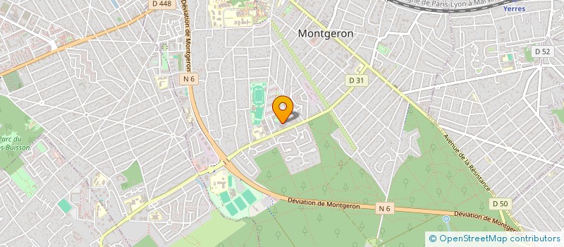 localisation de l'entreprise CADR'APART à MONTGERON