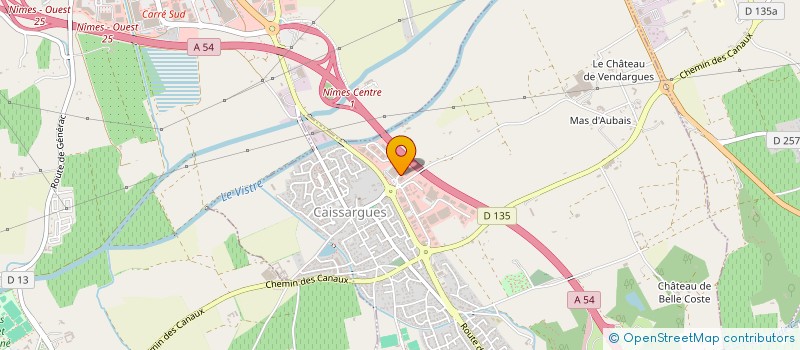 localisation de l'entreprise CADR'ETOILE  CAISSARGUES