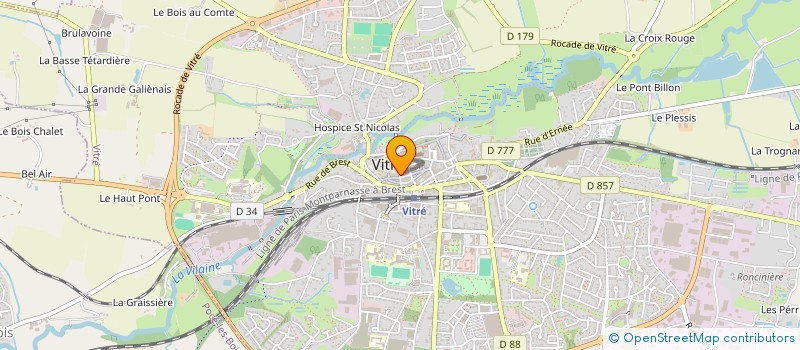 localisation de l'entreprise CADR'IMAGE  VITRE