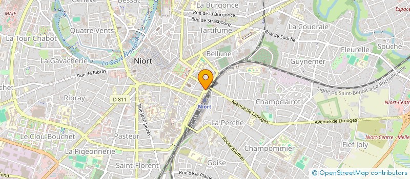 localisation de l'entreprise CADR'IN SITU à NIORT