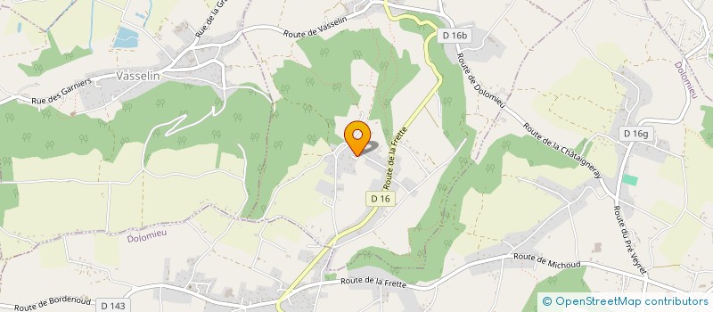 localisation de l'entreprise CADRACTIVE à SAINT-SORLIN-DE-MORESTEL