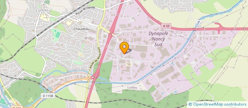 localisation de l'entreprise CADRADIS  LUDRES