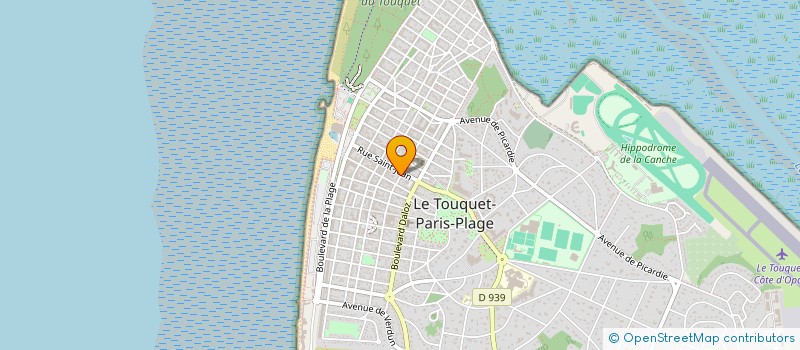 localisation de l'entreprise CADRAGE FILMS ET TV PRODUCTION à LE TOUQUET-PARIS-PLAGE