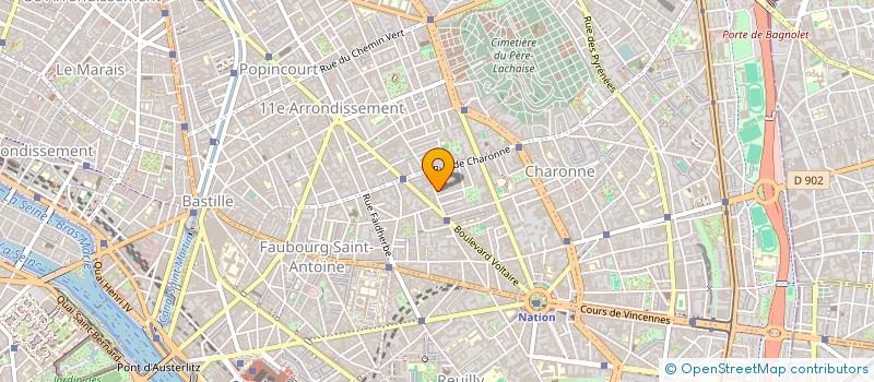 localisation de l'entreprise CADRALIS  PARIS 14