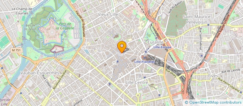 localisation de l'entreprise CADRAN à LILLE