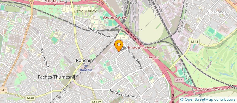 localisation de l'entreprise CADRAN  RONCHIN