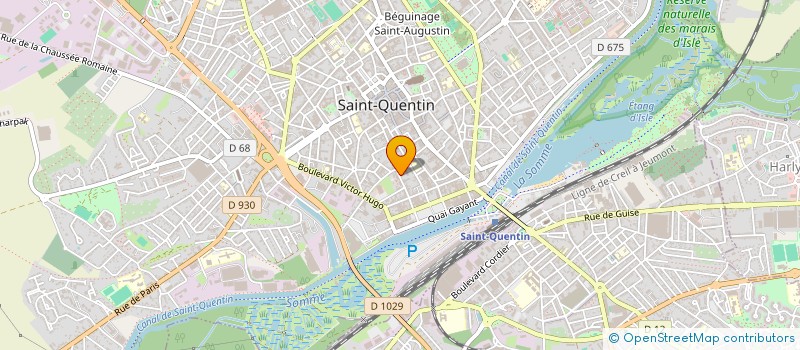localisation de l'entreprise CADRAN FORMATION à SAINT-QUENTIN