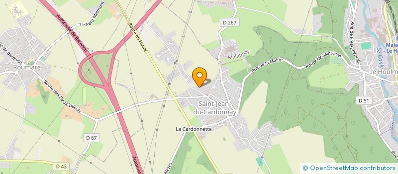 localisation de l'entreprise CADRAN INVESTISSEMENT  SAINT-JEAN-DU-CARDONNAY