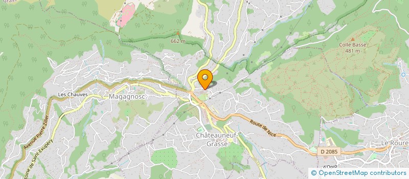 localisation de l'entreprise CADRAN SOLAIRE  CHATEAUNEUF-GRASSE