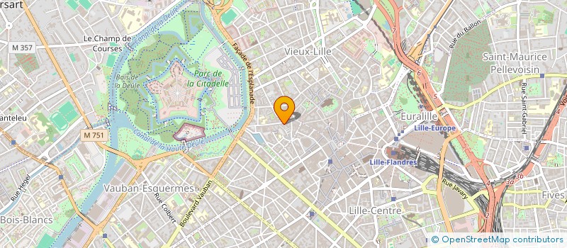 localisation de l'entreprise CADRASIE à LILLE