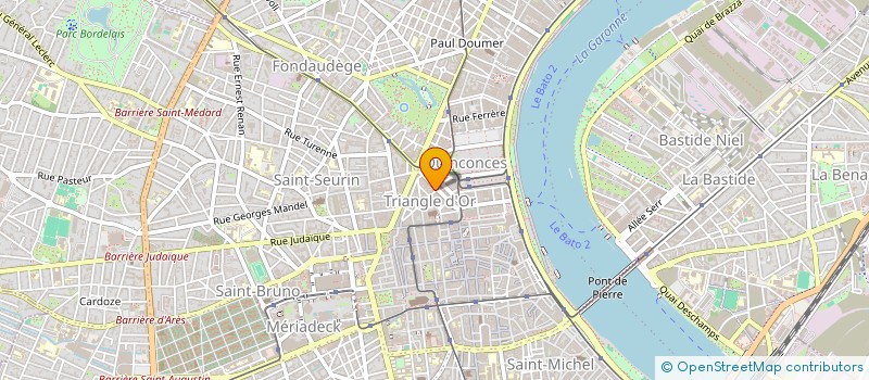 localisation de l'entreprise CADRATEAM  BORDEAUX