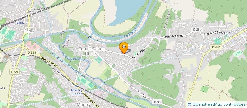 localisation de l'entreprise CADRATIN COMMUNICATION  CONDE-SAINTE-LIBIAIRE