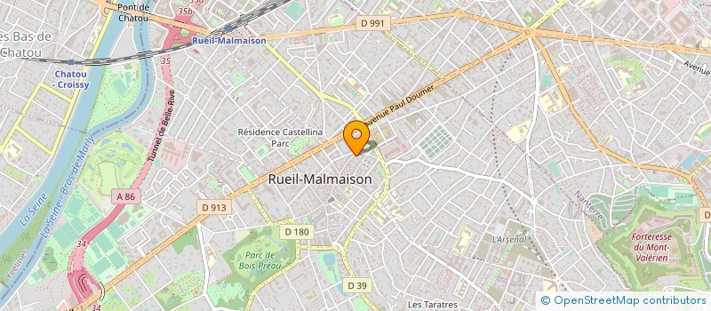 localisation de l'entreprise CADRATURE à RUEIL-MALMAISON