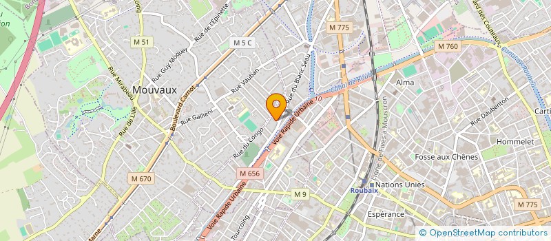 localisation de l'entreprise CADRE A LA CARTE à TOURCOING