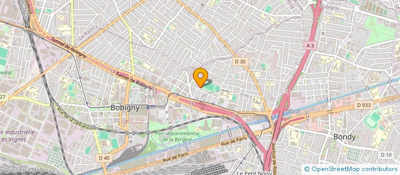 localisation de l'entreprise CADRE BLANC à BOBIGNY