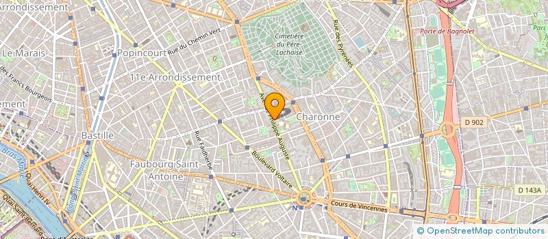 localisation de l'entreprise CADRE BOIS METAL PROFESSIONNEL à PARIS