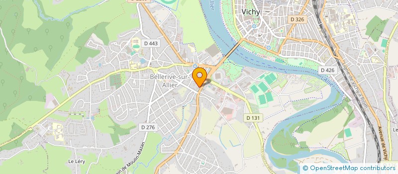 localisation de l'entreprise CADRE DIFFUSION à BELLERIVE-SUR-ALLIER