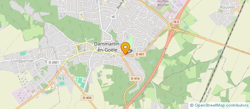 localisation de l'entreprise CADRE EXPOSITION  DAMMARTIN-EN-GOELE