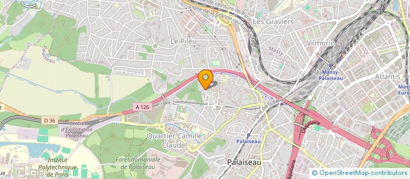 localisation de l'entreprise CADRE IDEAL  PALAISEAU