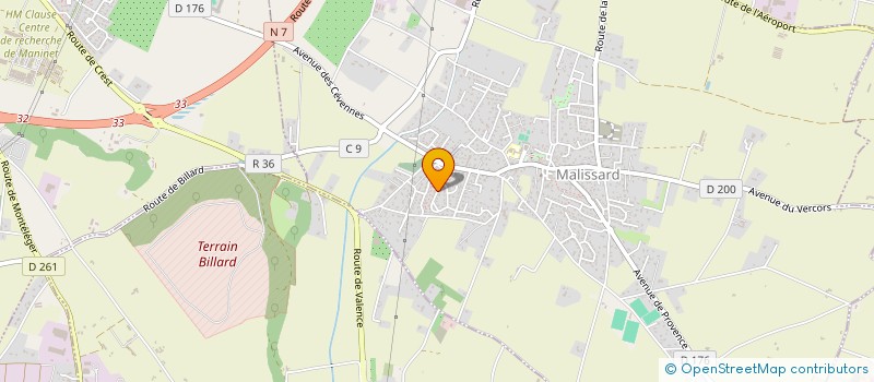 localisation de l'entreprise CADRE MAIS PAS TROP  MALISSARD