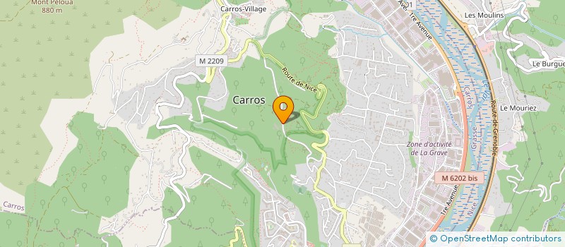 localisation de l'entreprise CADRE MEDITERRANEE à CARROS