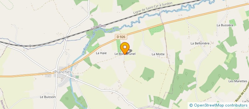 localisation de l'entreprise CADRE NOIR à PLANCHES