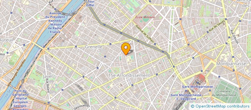 localisation de l'entreprise CADRE ROUSSIN à PARIS