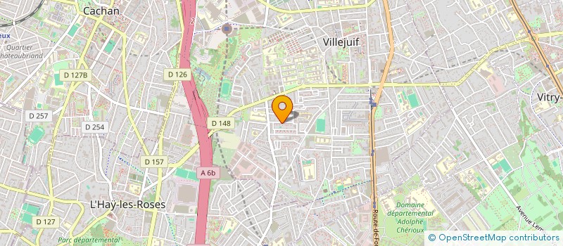 localisation de l'entreprise CADRE SECURITE PRIVEE  VILLEJUIF