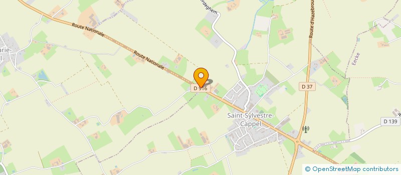 localisation de l'entreprise CADRE TOILES  SAINT-SYLVESTRE-CAPPEL