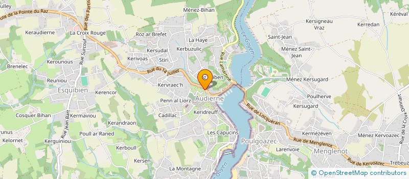 localisation de l'entreprise CADRELLE  AUDIERNE