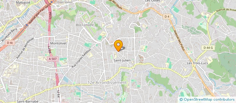 localisation de l'entreprise CADREMANIA à MARSEILLE