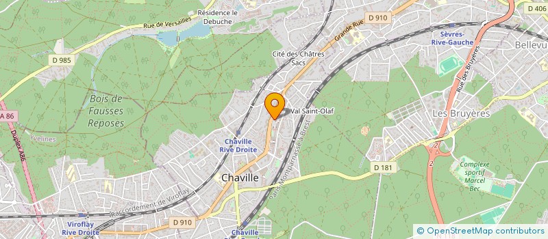 localisation de l'entreprise CADRES à CHAVILLE