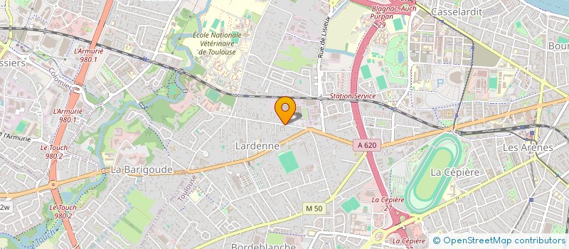 localisation de l'entreprise CADRES D'OC à TOULOUSE