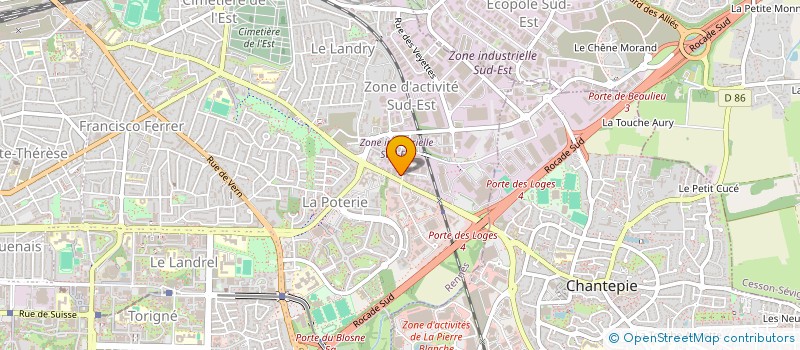 localisation de l'entreprise CADRES EN MISSION BRETAGNE à RENNES