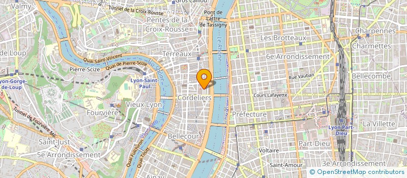 localisation de l'entreprise CADRES EN MISSION LYON à LYON