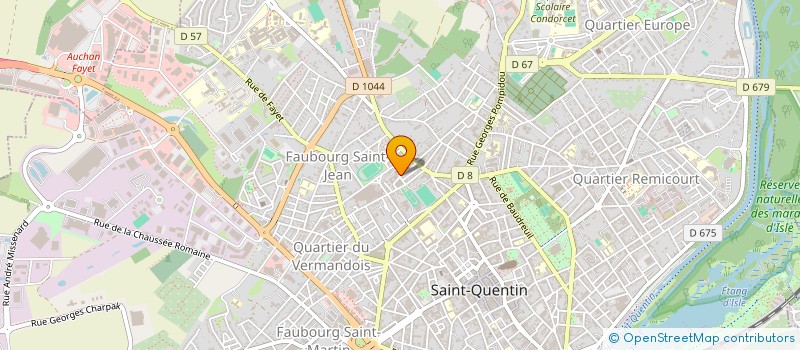 localisation de l'entreprise CADRES EN PICARDIE A TEMPS PARTAGE à SAINT-QUENTIN