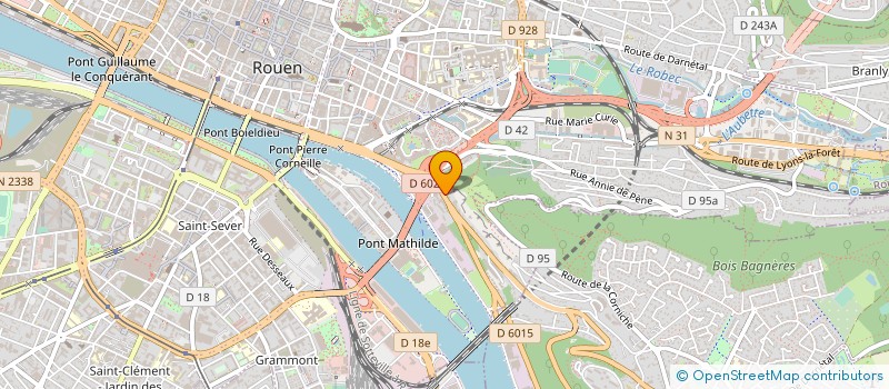 localisation de l'entreprise CADRES ET TOILES à ROUEN