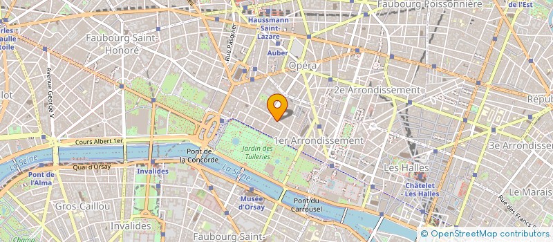 localisation de l'entreprise CADRES INFORMATION à PARIS